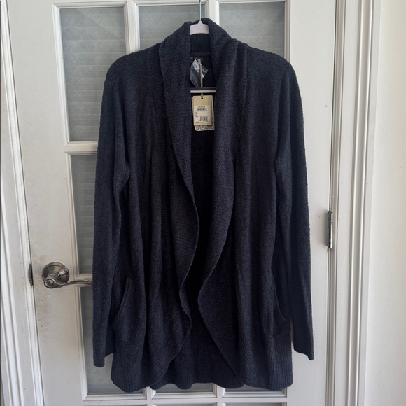 Barefoot Dreams Cozy Chic Lite Cardigan L/XL Indigo NWT - Picture 8 of 8